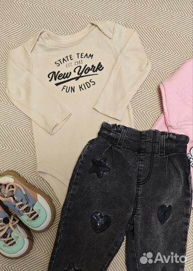 Пакет вещей на девочку 80 размер