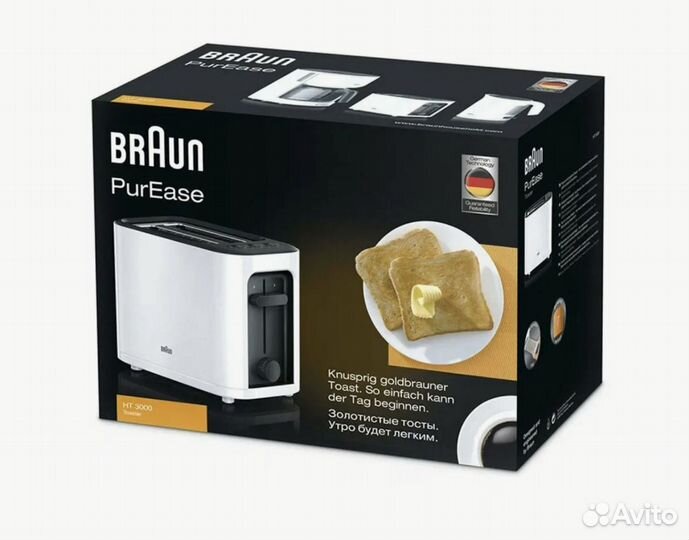 Тостер Braun HT3000WH