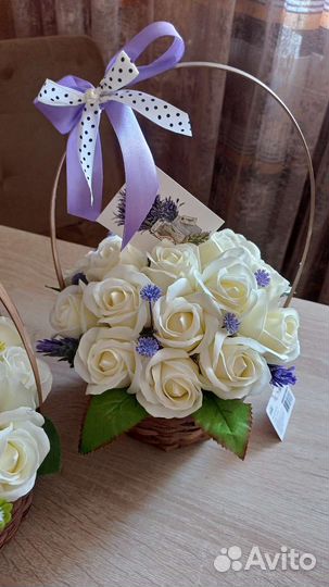 Букет цветов из мыла
