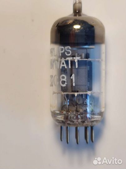 Новые лампы Philips Miniwatt ECC81 (12AT7)