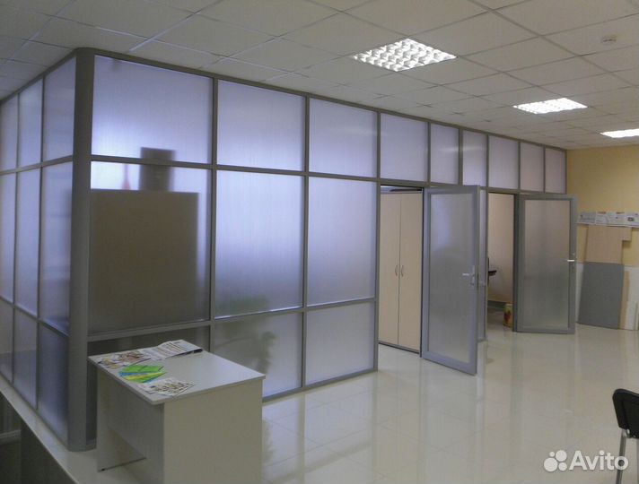 Стеклянные перегородки