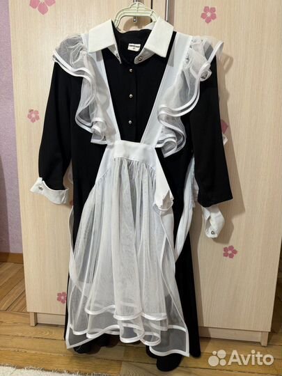 Школьное платье и фартук