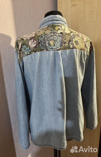Джинсовая рубашка винтаж