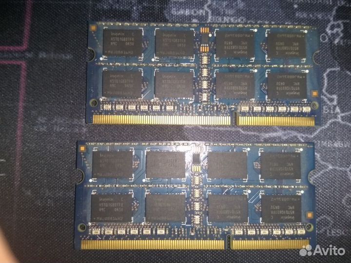 Оперативная память ddr3 so-dimm для ноутбука 2х2