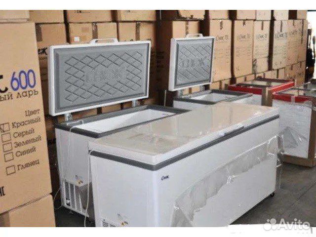 Морозильный ларь млк-500 корпус серый верх серый