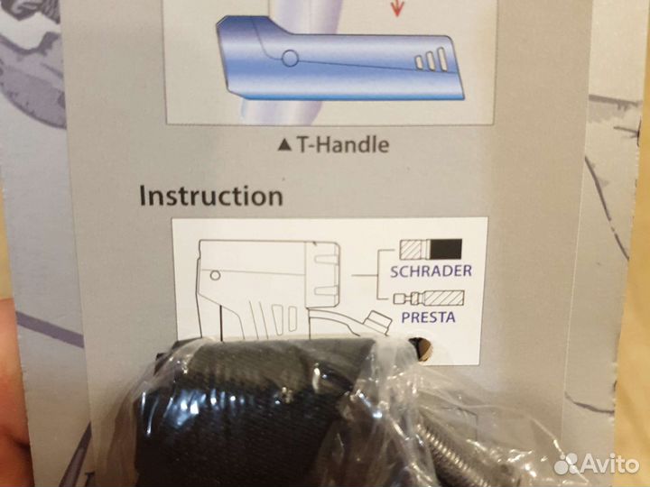 Велонасос giyo GP-991, до 8 атм. с манометром