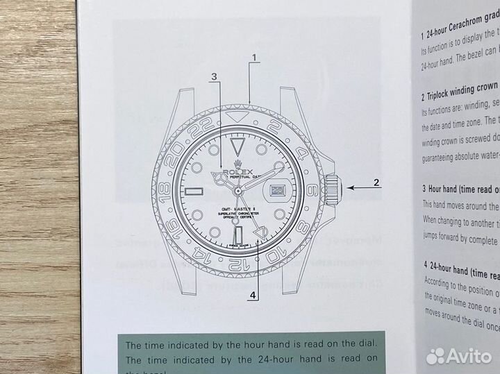 Инструкция Rolex GMT-Master для часов
