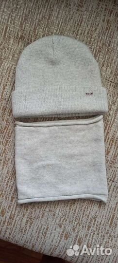 Шапка и снуд женский