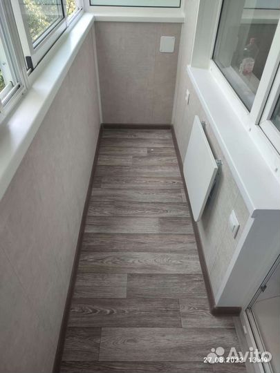 Отделка и остекление балконов