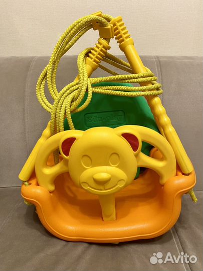 Качели детские подвесные Edu-Play Медвежонок