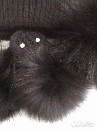 Комплект шапка,шарф, варежки