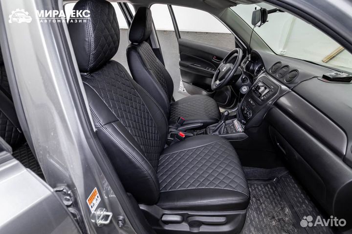 Авточехлы Сузуки Витара с 15- / Экокожа Ромб