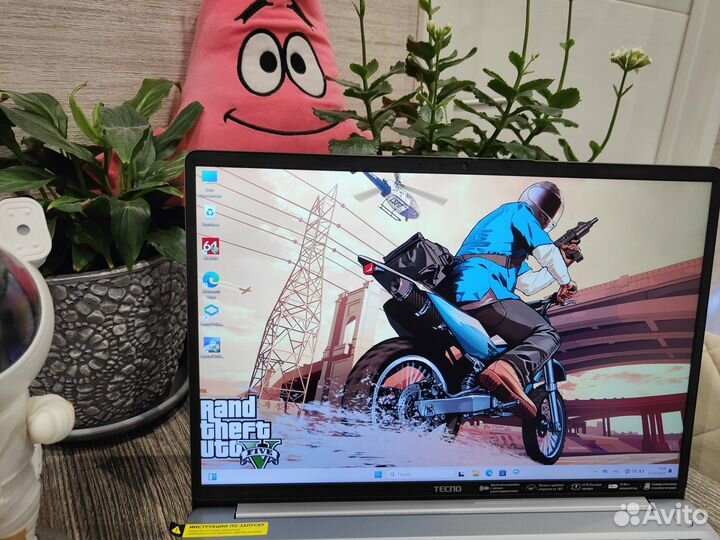 Абсолютно новый Ноутбук Tecno Megabook K16S