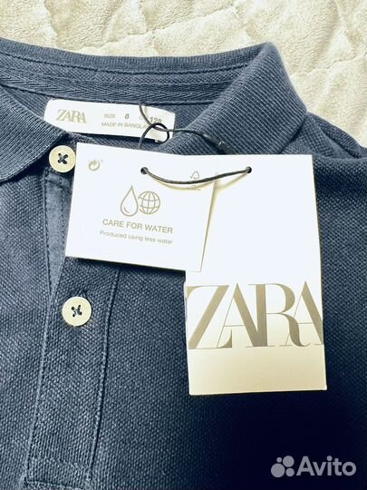 Поло футболка детская Zara 128