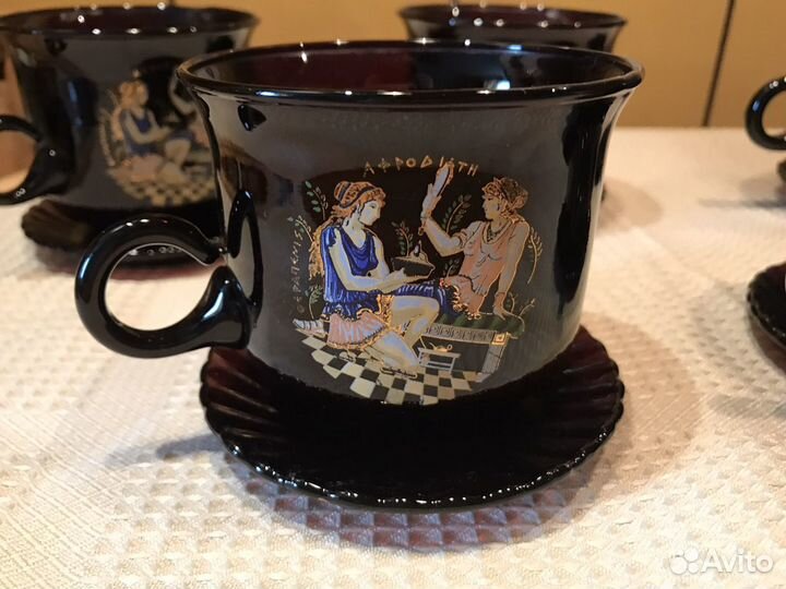 Кофейно-чайный набор с греч.тематикой