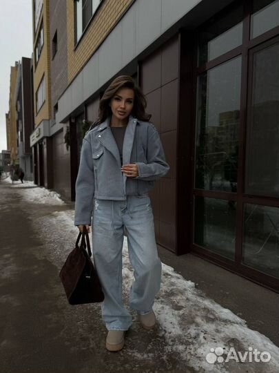 Кашемировая куртка косуха 2 цвета