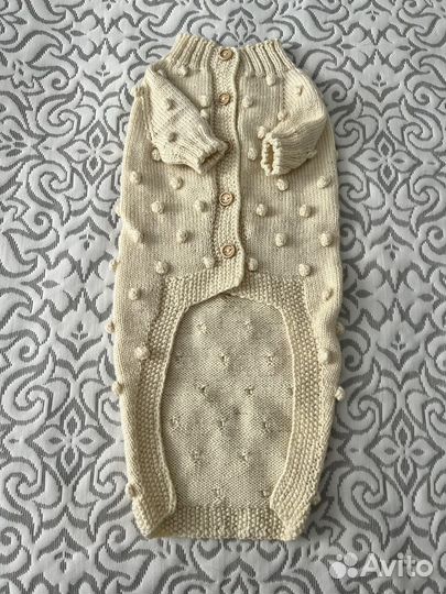 Вязаная кофта для собак