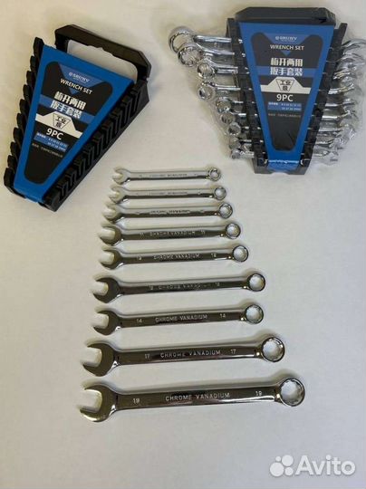 Гаечные комбинированные ключи 12/9шт