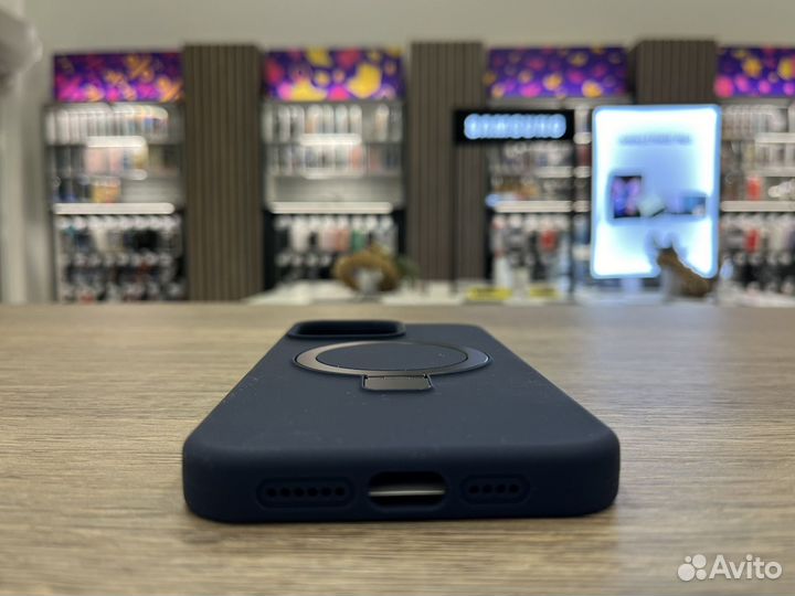 Чехол keephone на 15 pro max синий