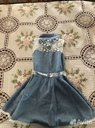 Платье джинсовое для девочки