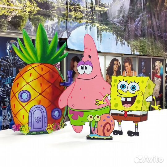 Ростовые фигуры из картона и пвх