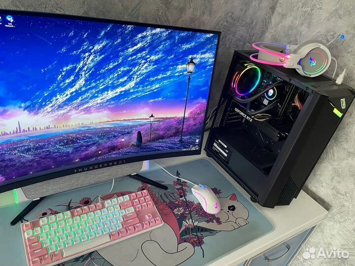 Игровой пк+Монитор 32/2k/165hz/i5 12400F/RTX 3050