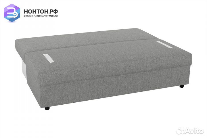 Диван еврокнижка Лира жаккард светло-серый