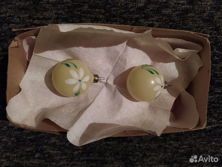 Ёлочные игрушки СССР 10шаров