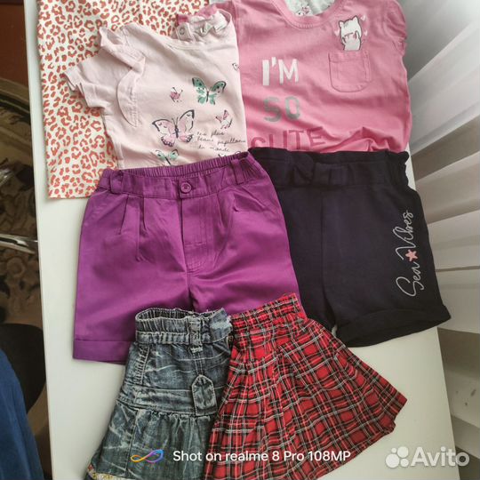 Летняя одежда для девочек 92-98