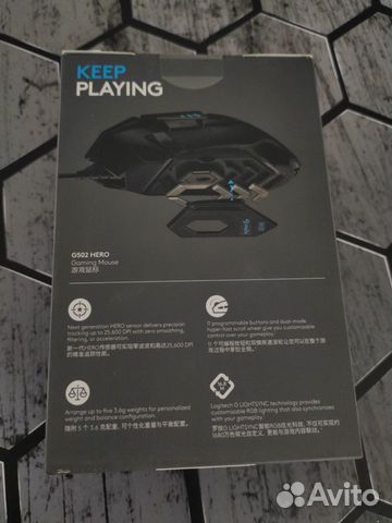 G502 hero игровая мышка черная новая объявление продам