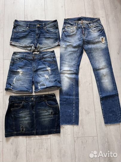 Джинсовые вещи пакетом