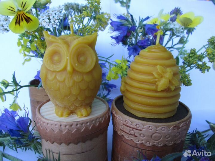 Свечи из натурального пчелиного воска