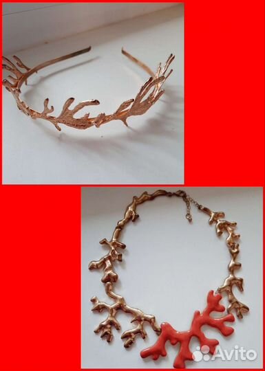 Ободок для волос, колье