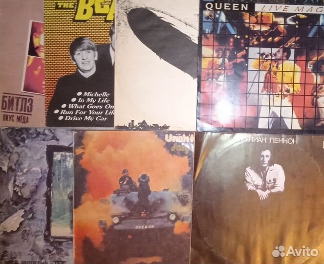 Винил пластинки зарубежных исполнителей Rock&Pop
