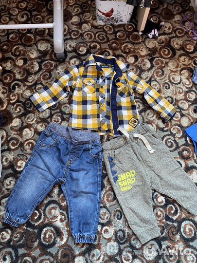 Одежда пакетом 6-9 месяцев