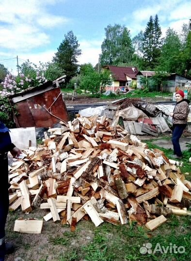 Дрова колотые