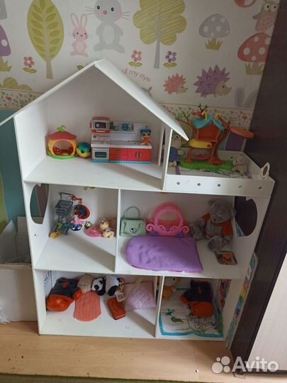 Домик для кукол деревянный