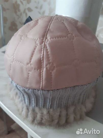 Берет норковый