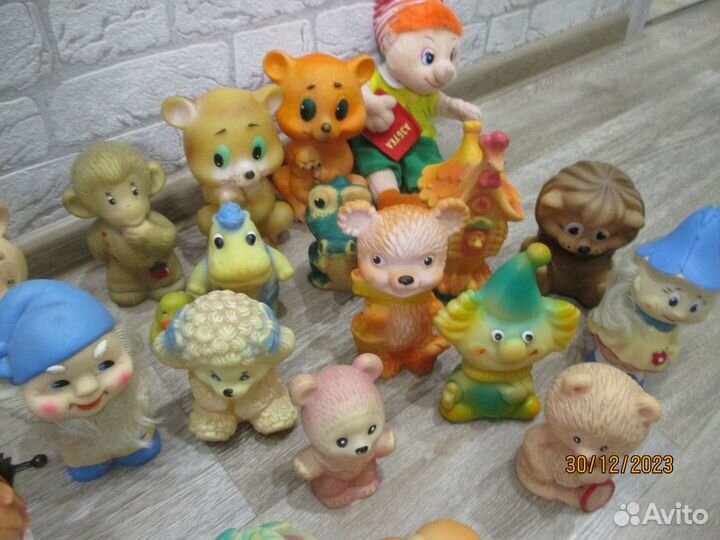 Игрушки резиновые советские СССР колекция