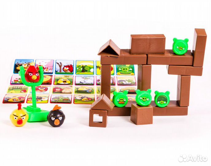 Настольная игра Angry Birds с наклейками