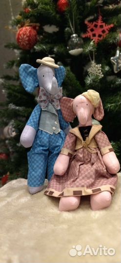 Слоники пара ручная работа