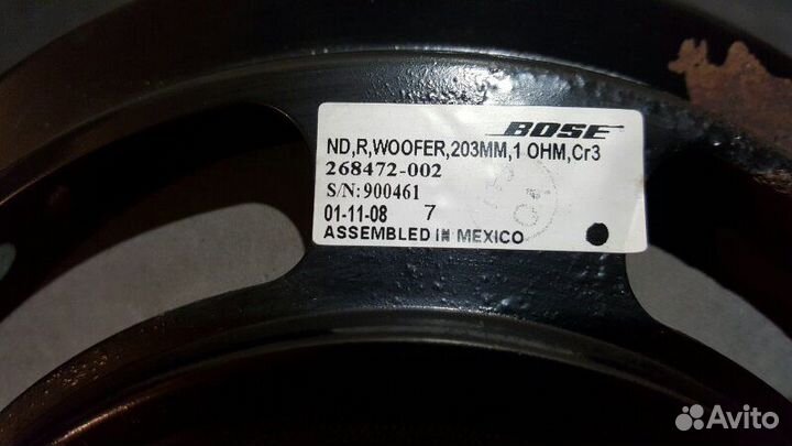 Динамик двери Porsche Cayenne 957 GTS M48.01 2008