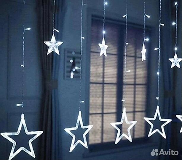 Гирлянда штора