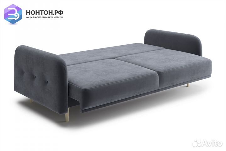 Диван книжка Париж темно-серый