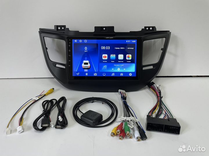 Магнитола 2/32 на Hyundai Tucson 3 android