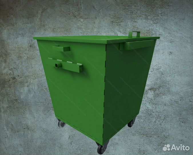 Мусорный евроконтейнер 1,1 м3 Арт е12687