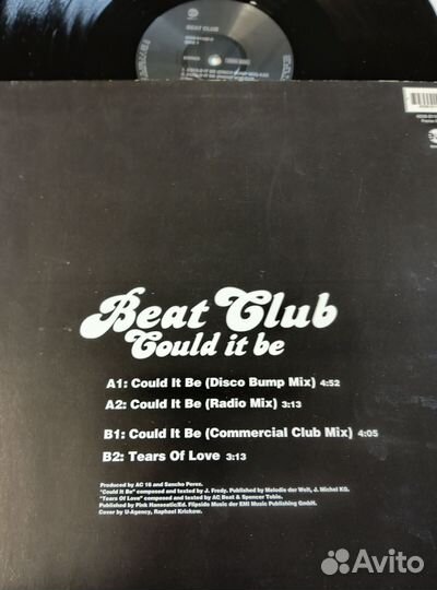Beat Club Could It Be винил single italo disco