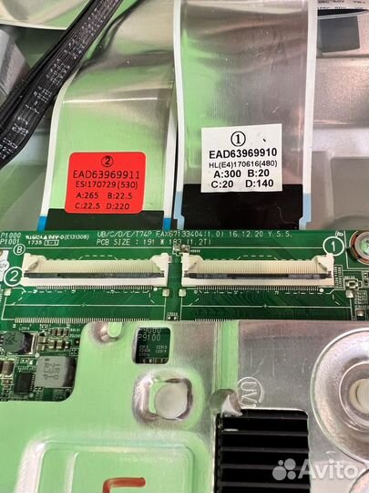 Телевизор LG 43UJ630V в разбор