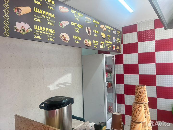 Шаурма,точка известной сети,с новым оборудованием