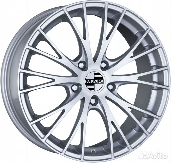 R19 5x112 9J ET21 D66,6 MAK Rennen Silver